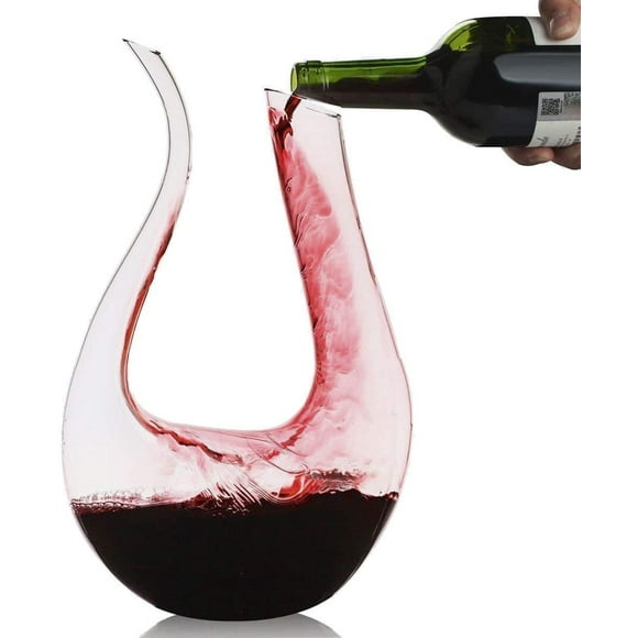 1.5L Wine Decanter Lead Free Glass Aeration Wine Carafe Perfect Gift Set Decanter