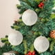 thumbnail image 4 of xihome Adorno navideño grande de bola dorada champn, 12 cm x 15 cm, colgante de plstico para rbol de Navidad, 4 of 6