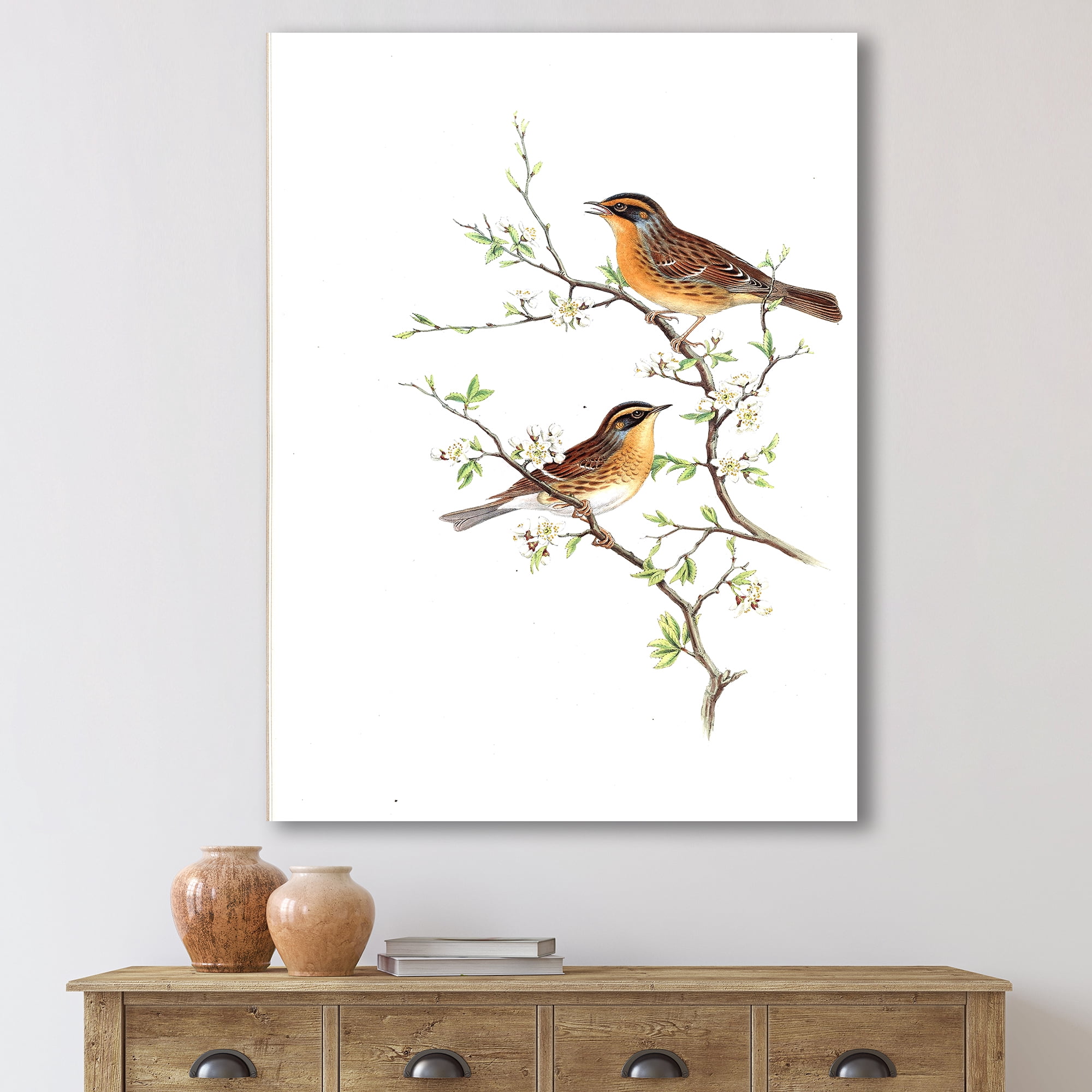Designart ' Ancient Mammals II ' Farmhouse Canvas Wall Art Print