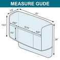 thumbnail image 3 of 2 Pack Waterproof Armrest Covers Couch for Chairs and Sofas Couch Arm Covers with Side Pocket, Non-Slip Armrest Protectors Washable Armrest Slipcover (Gray), 3 of 7