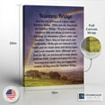 thumbnail image 2 of Rainbow Bridge Canvas Print, Dog Memorial, Pet Memorial Frame, Dog Bereavement Gifts, Dog Passing Away Gifts, 16x20, 2 of 6