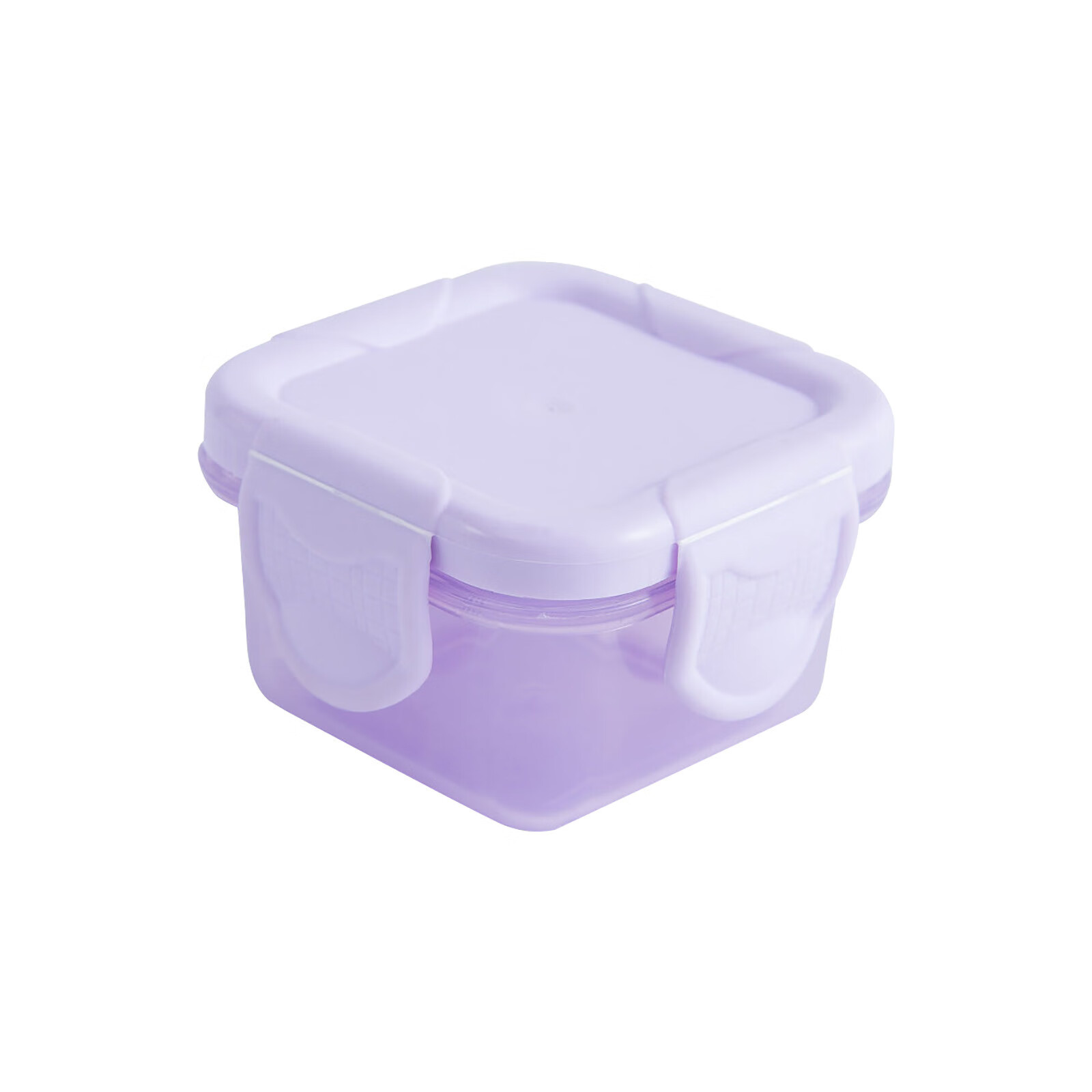 Mini Plastic Food Storage Containers with Lids, Small Airtight Containers, Square School Lunch