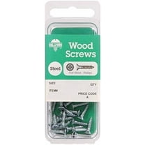 Hillman No. 10 x 2-1/2 in. L Phillips Flat Head Zinc-Plated Steel Wood Screws 6 pk