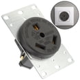 thumbnail image 3 of Shisuyan RV Outlet 30a 125v Flush Receptacle Electrical Straight Blades Receptacle, 3 of 8