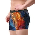 thumbnail image 2 of Fuzoiu Galactic Dog Swirls Art Print Men's Ultra Breathable Underwear,No Riding Up Boxer Briefs with ComfortFlexible Waistband-X-Large, 2 of 5