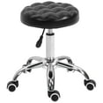 thumbnail image 1 of Chaise de Spa pour Tatouage à Roulettes Pivotante Rembourrée Réglable Chaise Pivotante de Massage Noire Équipement de Salon, 1 of 6