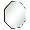 thumbnail image 3 of Kate and Laurel Rhodes Modern Octagon Wall Mirror, Black 25x25 Inches, 3 of 6