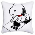 thumbnail image 3 of Fundas de almohada S-Snoopy con dibujos animados para sofá, decorativas, para el hogar, con impresión a doble cara, funda de cojín corta de felpa bonita, 3 of 5
