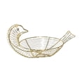 thumbnail image 1 of Cesta de almacenamiento de huevos de gallina de alambre de Metal, soporte para huevos de gallina, encimera para almacenar huevos, cesta de frutas para Oro, 1 of 9