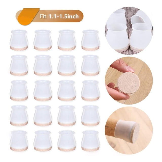 Cubiertas pars Premium Proteger Los Pisos de : la adaptaciónción a La Mayoría Tamaños Y Formas de Las Piernas de Muebles: - W gran perfecl Protectores de suelo de piernas