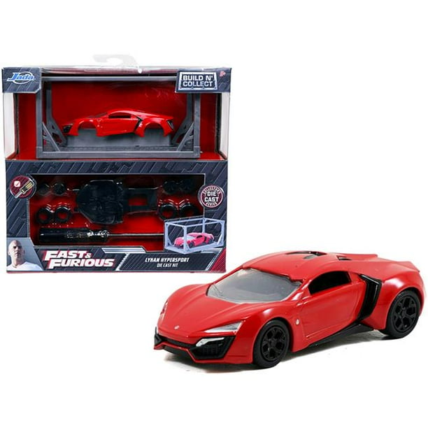 photo Lykan Hypersport Fast And Furious Rc Car jada 31289 1 55 scale lykan hypersport red black wheels fast furious movie build n collect diecast model car