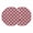 Red, variant on Retro Rhombus Round Placemats Set of 2 Morocco Abstract Geometric Art Navy Blue Place Mats Indoor Woven Table Mats Washable Heat-Resistance Braided Dining Table Placemats for Kitchen Party 13 Inch