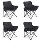 thumbnail image 1 of Sillas Plegables para Camping para Playa Pesca y Exteriores de Lona Impermebale Ligera - Sillas para Exterior Ergonomica con Estructura de Acero y Funda Transportadora Set 4 Sillas, 1 of 1