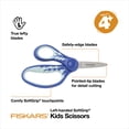 thumbnail image 3 of Fiskars Soft grip 5 Inch Pointed-Tip Left-Handed Scissor, 1 Piece, Craft and School Scissors, 3 of 15