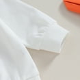 thumbnail image 6 of Bagilaanoe 2Pcs Baby Girl Valentine's Day Clothing Sets Toddler Letter Print Long Sleeve Sweatshirt Tops + Flare Trousers 6M 12M 18M 24M 3T Kids Spring Pants Set, 6 of 8