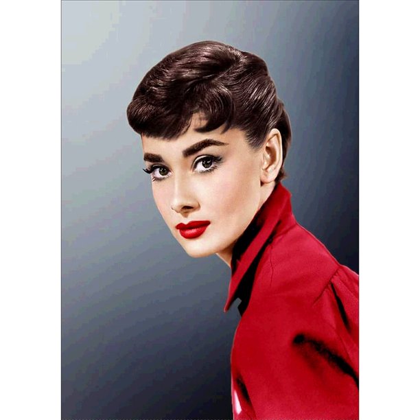 Drill Diamond Painting (DE9012) Full DIY Hepburn Rhinestone Picture Poster (WX624) 50x70cm Hugtrwg Para estrenar
