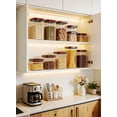 thumbnail image 6 of Airtight Food Storage Containers with Lids - Furein 6Ppcs Plastic Kitchen & Pantry Organizers Canister Set for Flour, Sugar, Dry Food | BPA-Free Kitchen Storage Containers, 6 of 7