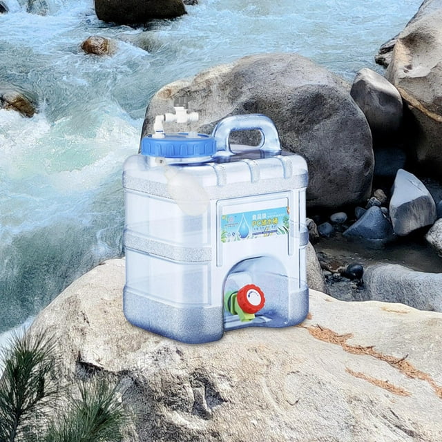 Contenedor de agua shamjiam Barril de almacenamiento de agua Portátil 10L con grifo