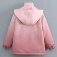 thumbnail image 6 of fnnxnal 3 in 1 Big Girls' Pink Jacket - 9T, Waterproof Outer Shell & Fleece Lined, Removable Hood, Zipper Pockets, Durable Multi-Season Coat, 6 of 9