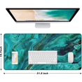thumbnail image 2 of Extended Large Mouse Pad XXL Gaming Mousepad . x . Big Computer Keyboard Desk Pad Mouse Mat with Stitched Edges and Base for Office Gaming Marble, 2 of 7