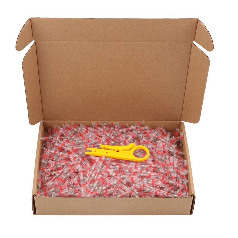 Heat Shrink Connectors Sleeve Tube Terminals Electrical Butt Splice Wire Connector Splice Solder Insulated Electrical Cable