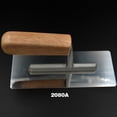 thumbnail image 3 of Herramienta de mano Zulema Cuadrada de acero Acabado de Hormigón Manija de Madera Paleta de acero inoxidable, 3 of 8