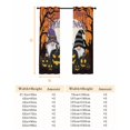 thumbnail image 6 of Fsddascl Halloween Blackout Curtains for Bedroom/Living Room, Thermal Insulated Kitchen Curtains, Gnomes Black Pumpkin Orange Purple Fall Grommet Darkening Window Treatment Drapes 42"x84"x2, 6 of 6