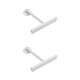 thumbnail image 2 of Injueey Limpiaparabrisas para piso de baño con ventosa Raspador de vidrio portátil Quitamanchas de agua Accesorios para herramientas de limpieza de Blanco 2piezas Injueey CBP162136, 2 of 6