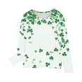 thumbnail image 4 of Bnwani St. Patricks Day Long Sleeve Toddler T Shirt Crew Neck Tops, 4 of 4