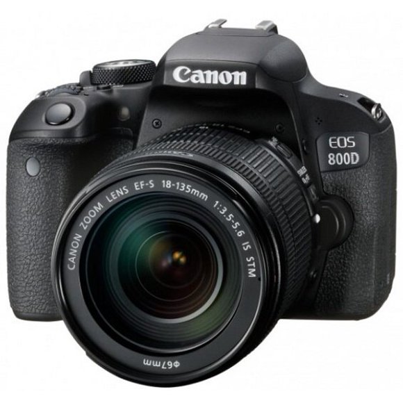 Canon EOS Rebel 800D/T7i 24 Megapixel DSLR with 18-135mm IS STM Lens International Version