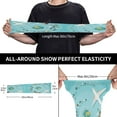 thumbnail image 4 of Fotbe Travelling on Airplane UV Sun Protection Arm Sleeves - Tattoo Cover Up - Basketball Arm Sleeve UPF 50 Cooling for Men Women, 4 of 8