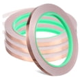 thumbnail image 1 of 4 rollos de cintas de cobre Cintas de lámina de cobre conductoras Cintas eléctricas autoadhesivas 20 metros/rollo, 1 of 5
