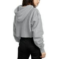 thumbnail image 2 of Champion Life® Women's Reverse Weave® Cropped Cut Off Hoodie-Men's Fit-M, 2 of 2