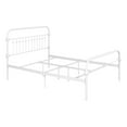 thumbnail image 1 of Homycasa Gobert Modern Full Size Metal Bed Frame Platform, White, 1 of 9