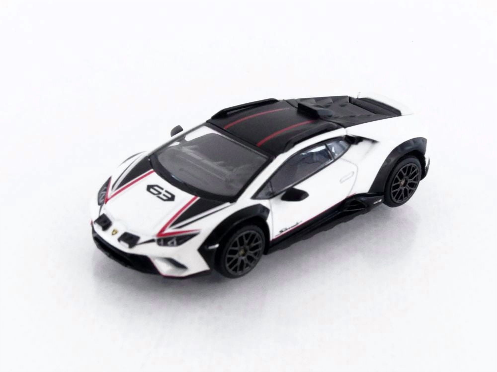 ミニカー MINI GT Lamborghini Huracan Ver. 1 Mini GT CHASE LB Works Lamborghini Huracán Version 1 White w Red
