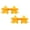 A956 Orange 5.7" 2Pack, variant on 2Pcs Frameless Star Sunglasses Transparent Candy Colored Sunglasses Party Star Glasses Event & Party