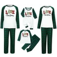 thumbnail image 5 of Odeerbi Matching Family Christmas Pajamas Sets Parent-Child Xmas Warm Two-piece Set Kid Home Wear Printed Jammies Set Loungewear Sleepwear for Kids, 5 of 6
