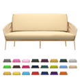 thumbnail image 2 of MoNiBloom Solid Futon Cover Slipcover Fit 6"- 8" Futon Mattresses Khaki, Twin Size 39x75 Inch, 2 of 9