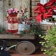 thumbnail image 5 of Apmemiss Clearance Shabby Chic Classy Designed Family Milk Can Metal Vase Country Rustic Primitive Decorative Flower Holder for Home Office Garden, 7.5" H, 5 of 6