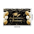 thumbnail image 3 of Creatine 180×110 Cm Graduation Couplets Door Curtain Graduation Season Banner Photo Background Cloth, 3 of 9