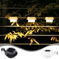 thumbnail image 1 of Fiudx Luz Solar para Vallas, Iluminación Led Brillante, Diseño Inalámbrico con Energía Solar, Impermeable para Uso En Exteriores, Iluminación para Caminos de Jardín, Fácil Instalación, Decoración Ele, 1 of 7
