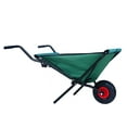 thumbnail image 6 of Olurrisa Collapsible Wheelbarrow 176 lbs Folding Yard Garden Wheelbarrow Foldable Lightweight Gardening Heavy Duty Oxford Cloth Green Lawn Cart for Grass, Leaf, Garden Supplies, 10" Pneumatic Tire, 6 of 7
