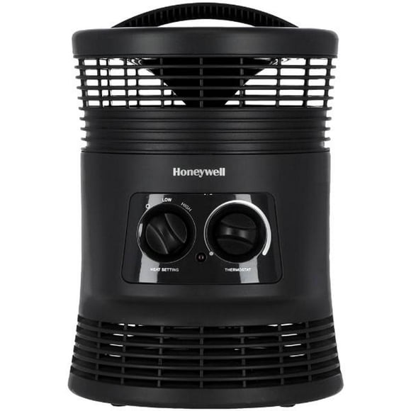 calefactor eléctrico termoventilador portátil 20 m2 negro circular