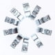 thumbnail image 5 of 10 Unidades Abrazaderas de de Acero Inoxidable 304 para Tubo de Ø 15 mm Sunnimix Abrazadera de manguera, 5 of 8
