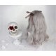 thumbnail image 4 of Long Curly Wig - Natural Synthetic Hair Lolita Wigs with Wig Cap For Cosplay and Daily Wear (Gray), 4 of 4