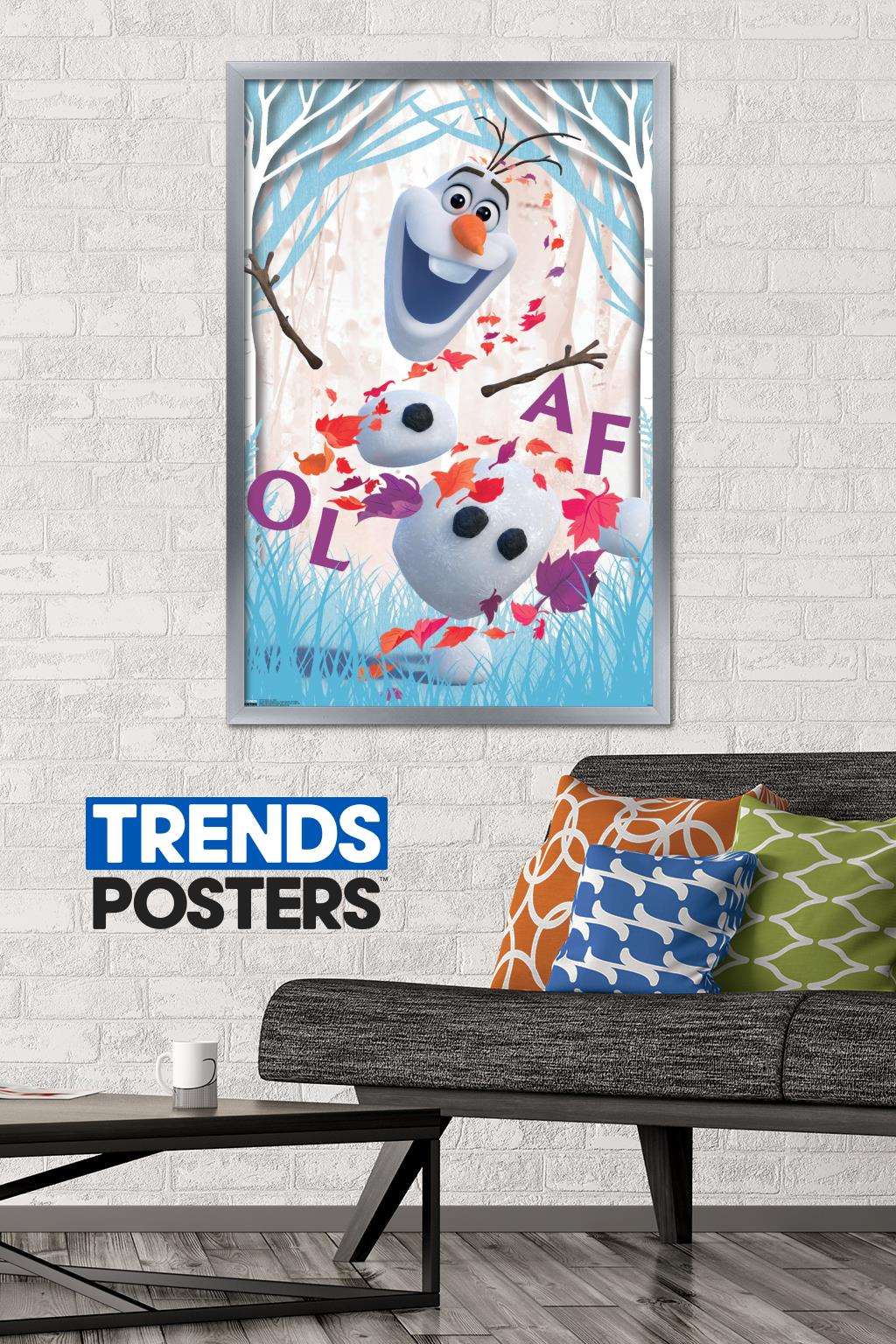 Disney Pixar Frozen 2 - Olaf Wall Poster, 22.375" x 34", Framed