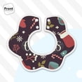 thumbnail image 3 of Bingfone Merry Christmas Soft Bibs For Baby Boy Girl 360 Rotate Petal Absorbent Bibs Washable For Drooling Teething, 3 of 9