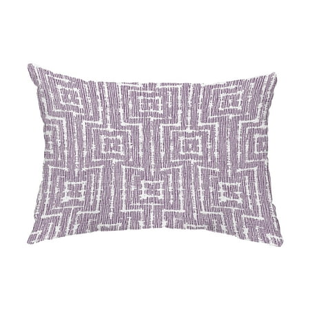 tiki 14x20 woven pillow decorative abstract inch purple outdoor