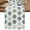 Green, variant on Green Geometric Cotton Linen Table Runner for Dining Kitchen, Vintage Moroccan Rhombic Bohemia Gray Wedding Outdoor Party Tablerunners, Dresser Scarf Coffee Tablecloth Runners 13x108 Inches
