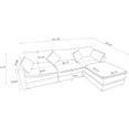 thumbnail image 2 of Tabaray 101" Sectional Sofa Couch, Modular L Shaped Sectional Sofas, Comfort L Sofa Couch for Living Room Sleeper Comfy Furniture Modern Couch Sofa with Chaise Ottoman Office Apartment,  (Grey ), 2 of 7